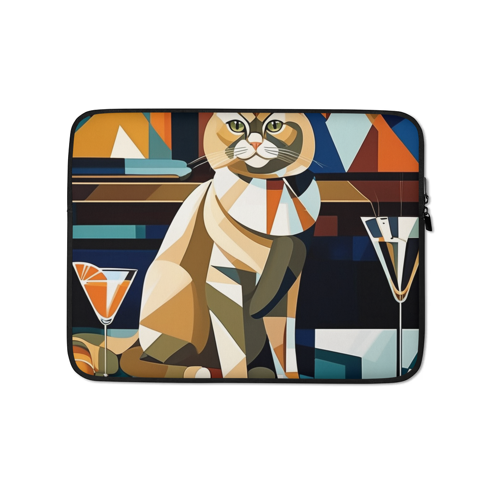 PugMug Custom Tabby Persian Cat Laptop Sleeve