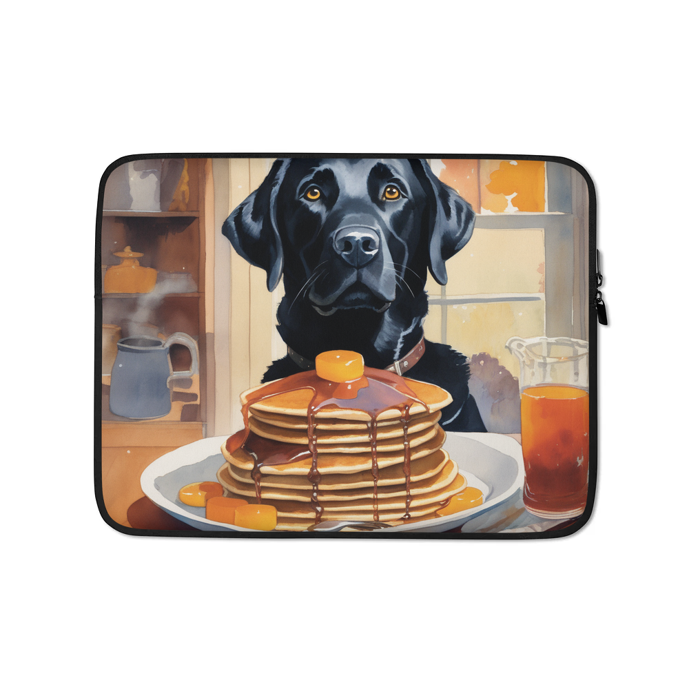 PugMug Custom Black Labrador Retriever Laptop Sleeve