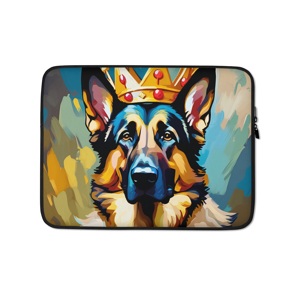 PugMug Custom German Shepherd Dog Laptop Sleeve