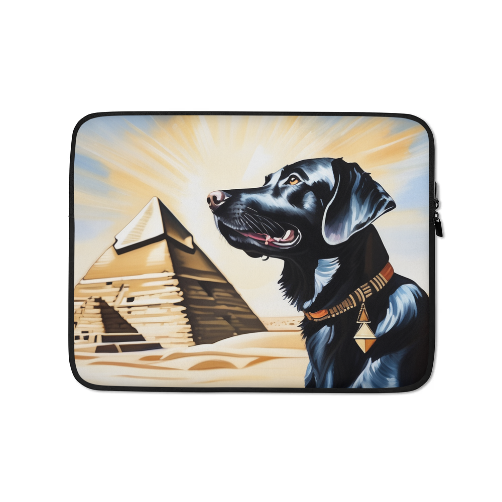 PugMug Custom Black Labrador Retriever Laptop Sleeve
