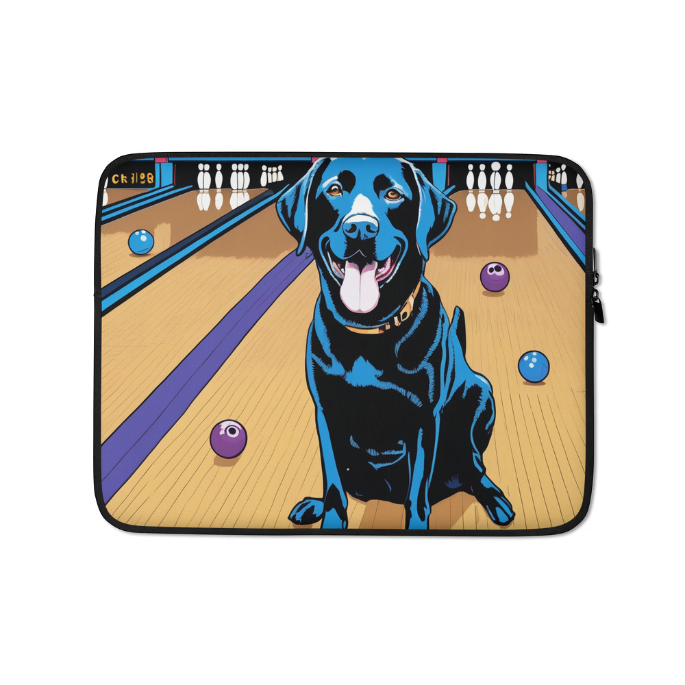 PugMug Custom Black Labrador Retriever Laptop Sleeve