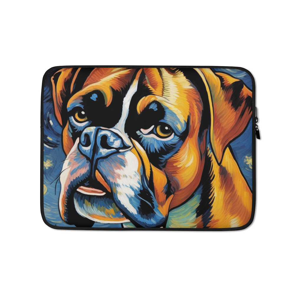 PugMug Custom Boxer Dog Laptop Sleeve