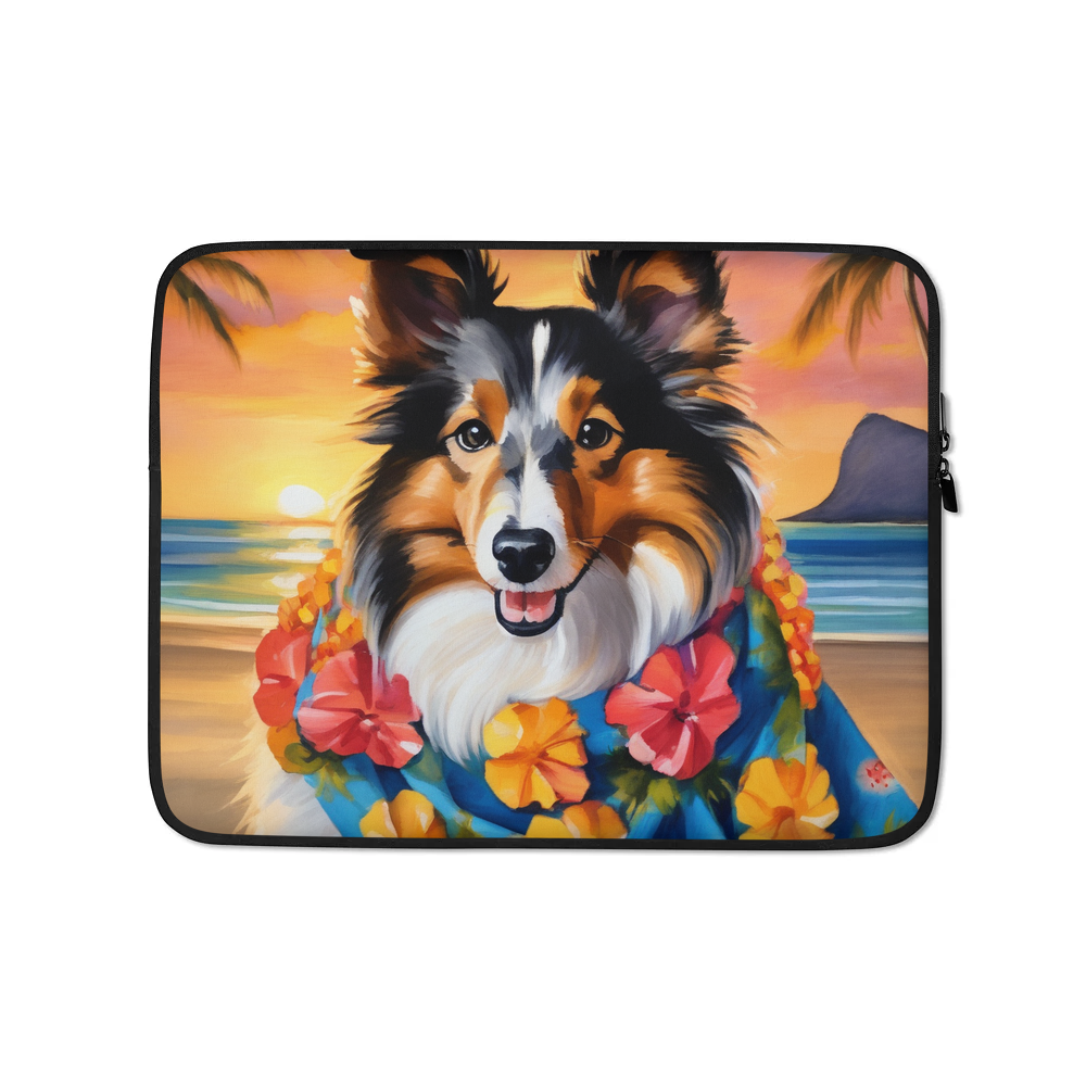 PugMug Custom Shetland Sheepdog Laptop Sleeve