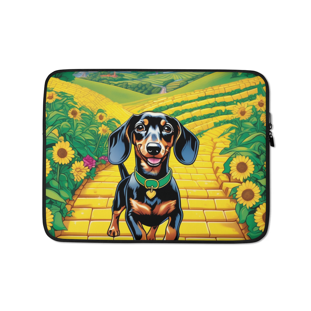 PugMug Custom Tan Dachshund Laptop Sleeve
