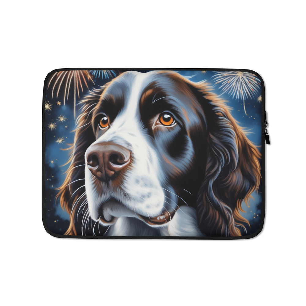 PugMug Custom English Springer Spaniel Laptop Sleeve