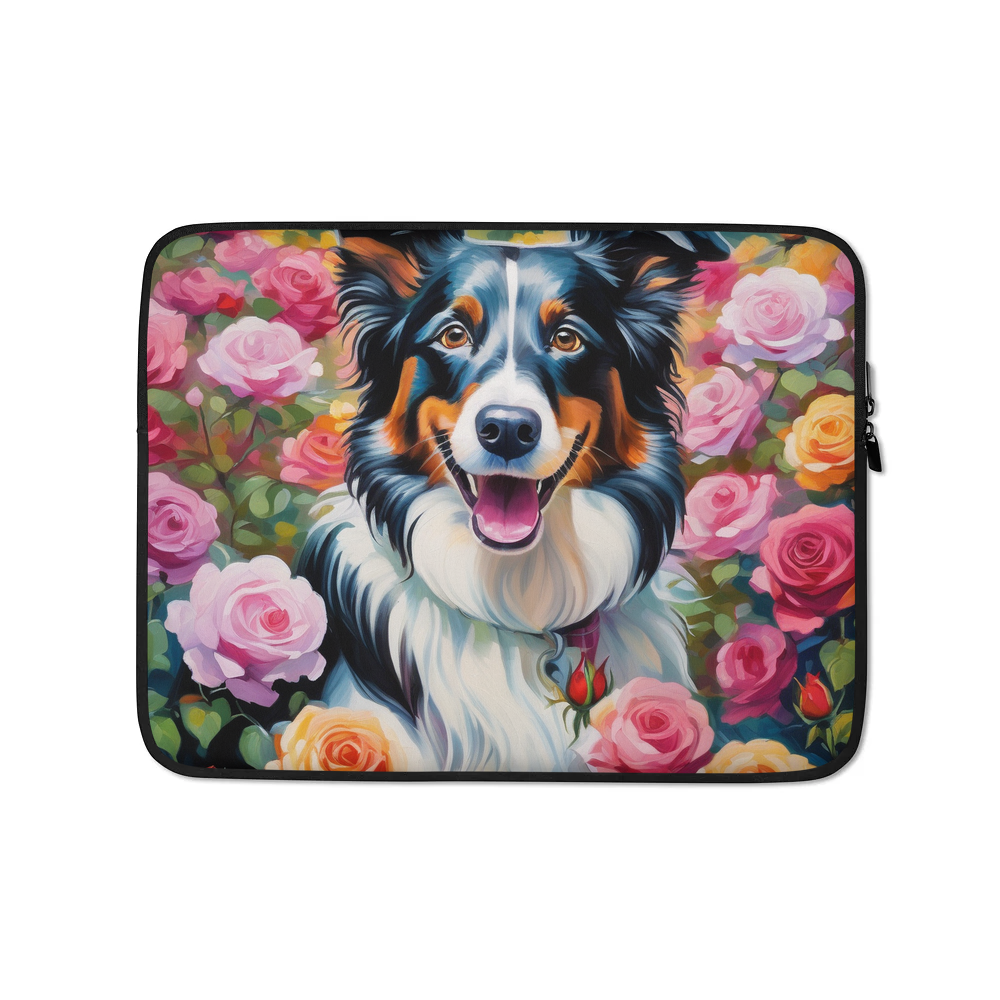 PugMug Custom Border Collie Laptop Sleeve