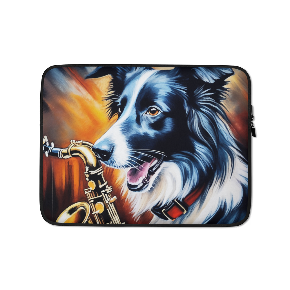 PugMug Custom Border Collie Laptop Sleeve