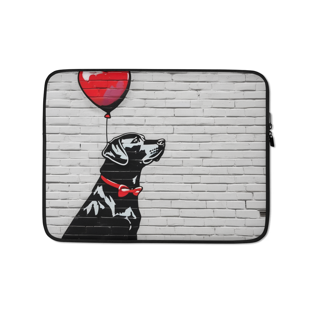 PugMug Custom Black Labrador Retriever Laptop Sleeve