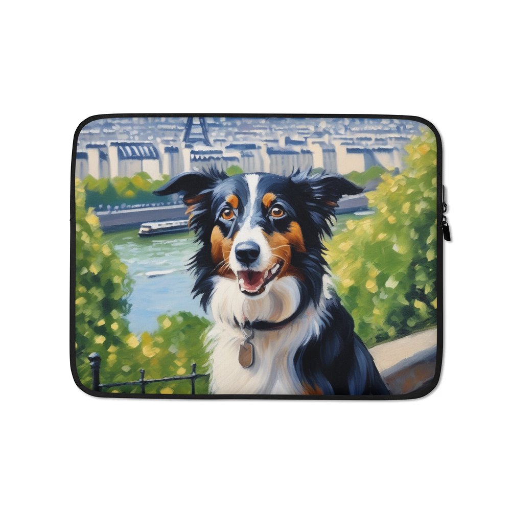 PugMug Custom Border Collie Laptop Sleeve