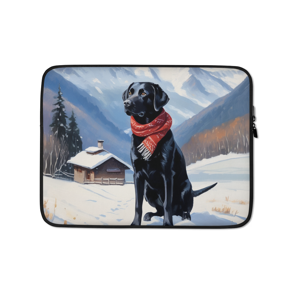 PugMug Custom Black Labrador Retriever Laptop Sleeve