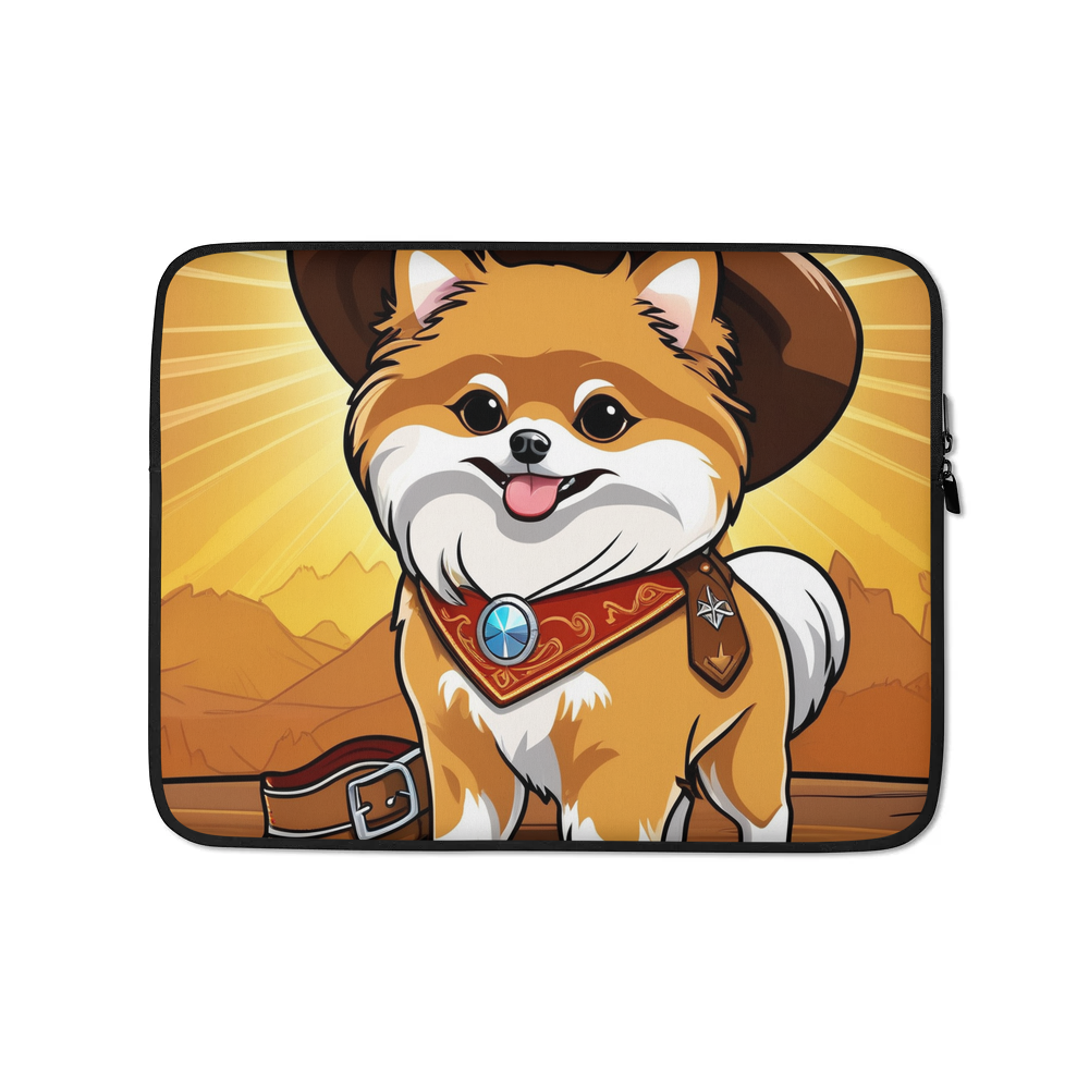 PugMug Custom Tan Pomeranian Laptop Sleeve