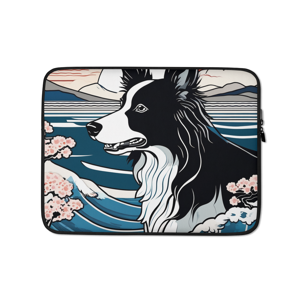 PugMug Custom Border Collie Laptop Sleeve