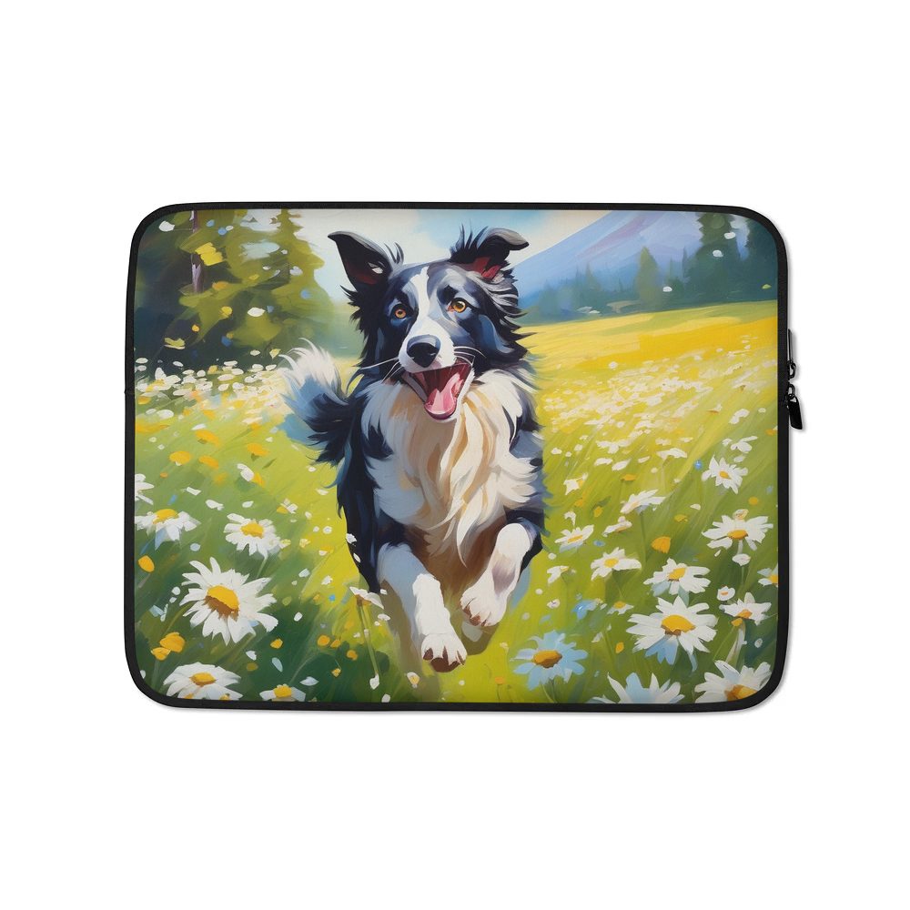 PugMug Custom Border Collie Laptop Sleeve