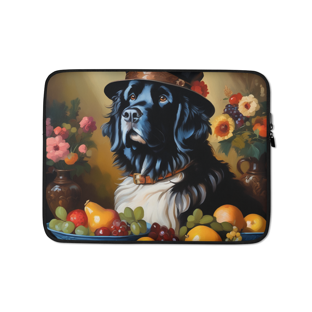 PugMug Custom Newfoundland Laptop Sleeve