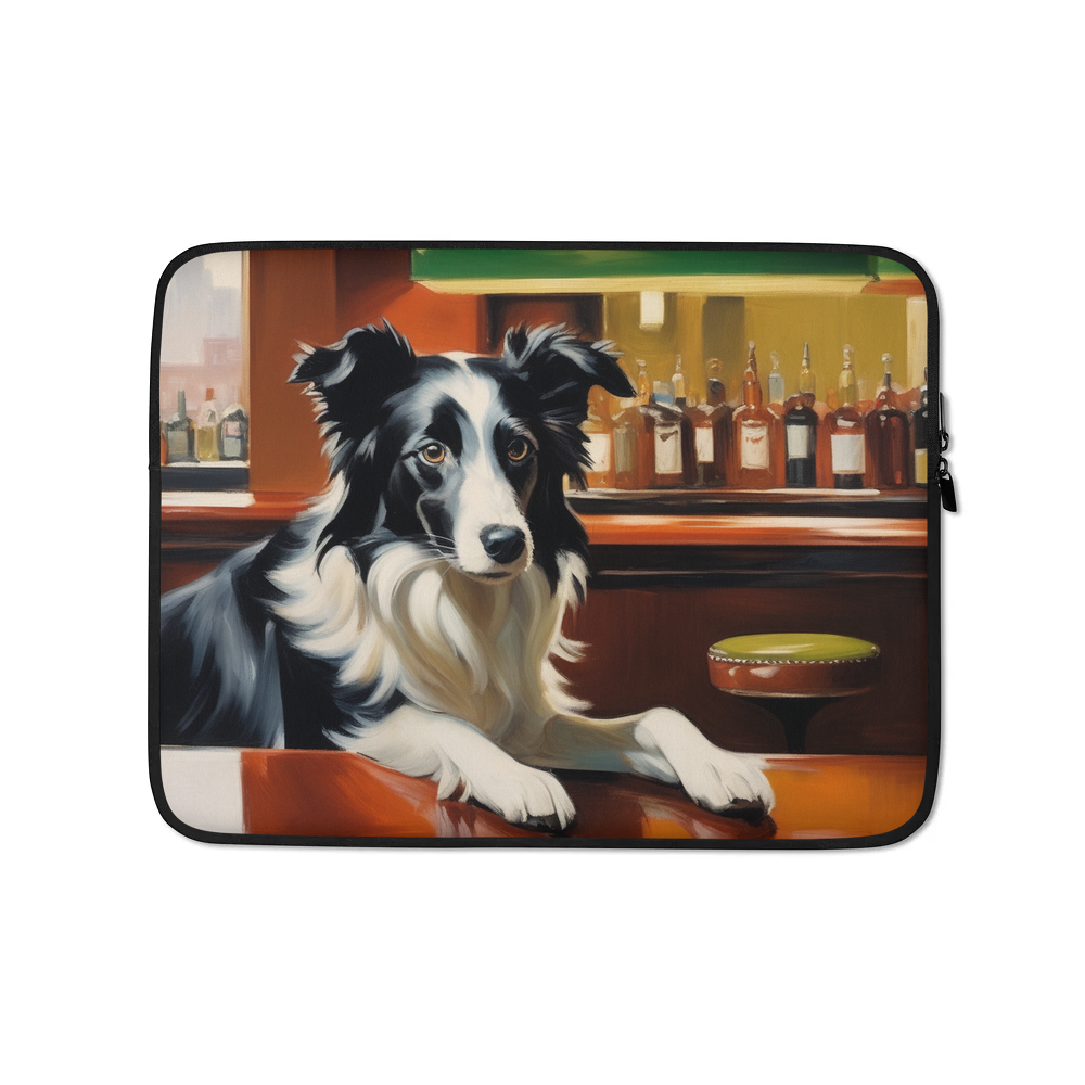 PugMug Custom Border Collie Laptop Sleeve