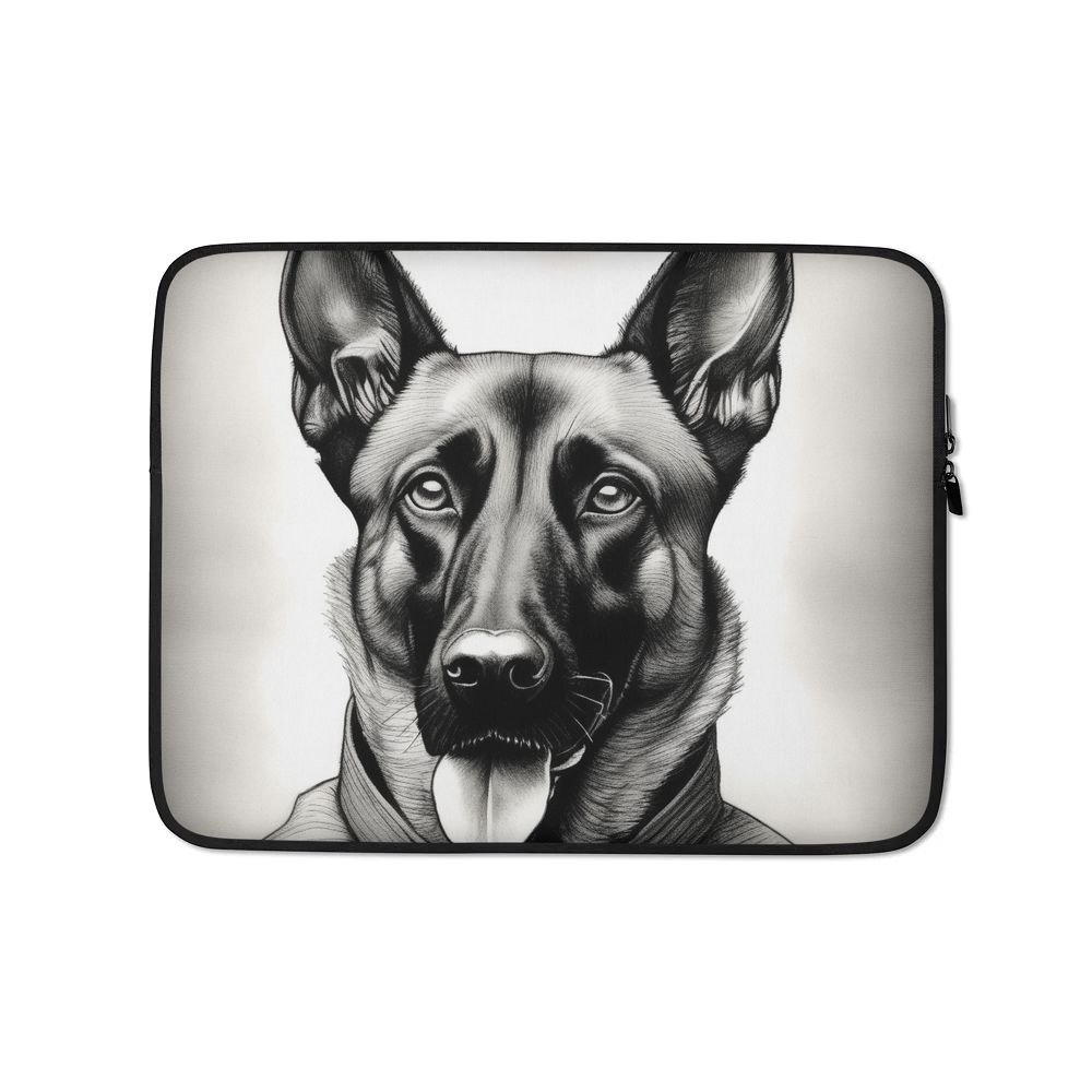PugMug Custom Belgian Malinois Laptop Sleeve