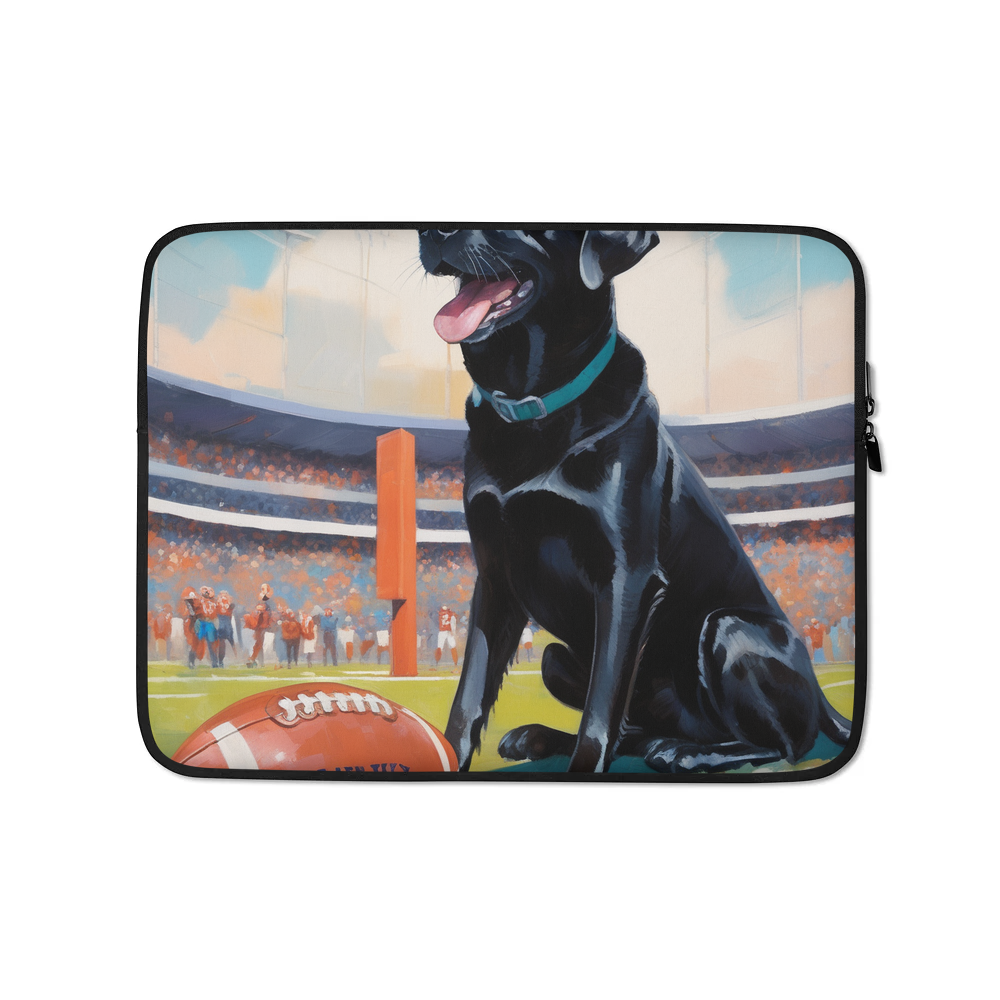 PugMug Custom Black Labrador Retriever Laptop Sleeve