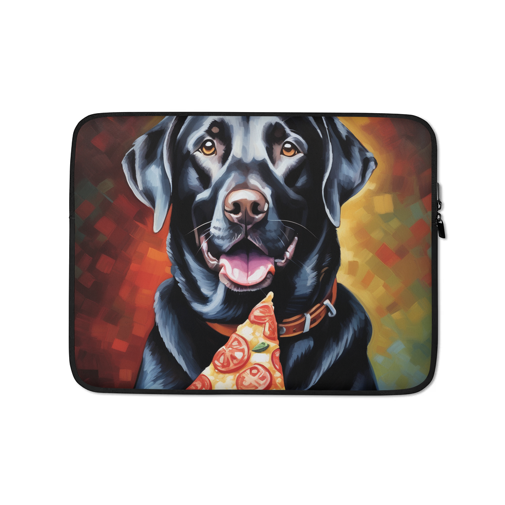 PugMug Custom Black Labrador Retriever Laptop Sleeve