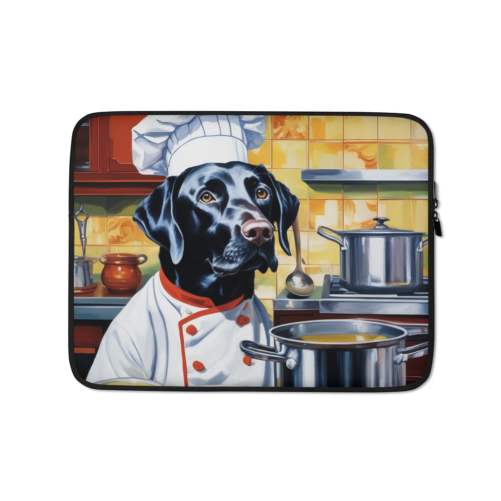 PugMug Custom Black Labrador Retriever Laptop Sleeve