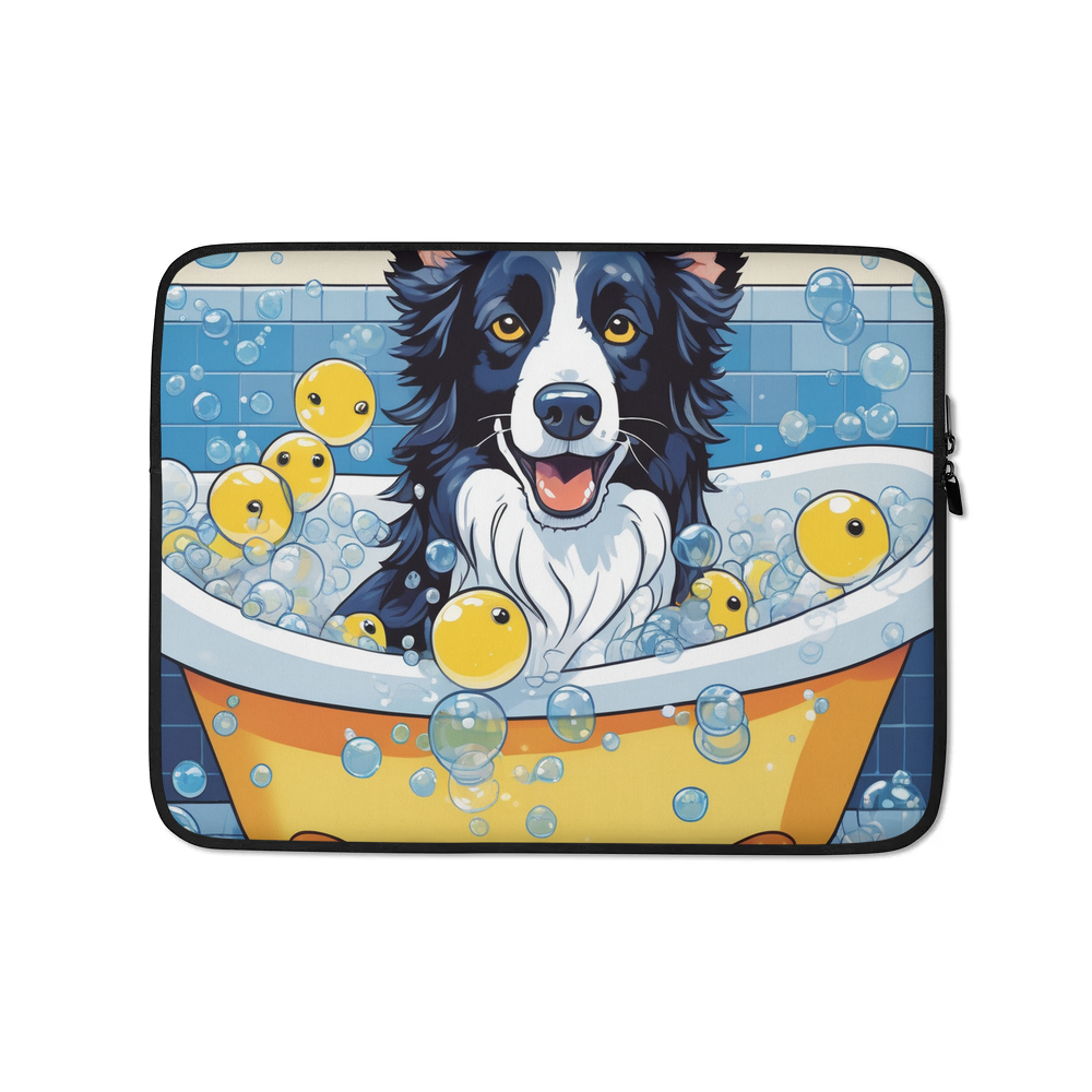 PugMug Custom Border Collie Laptop Sleeve