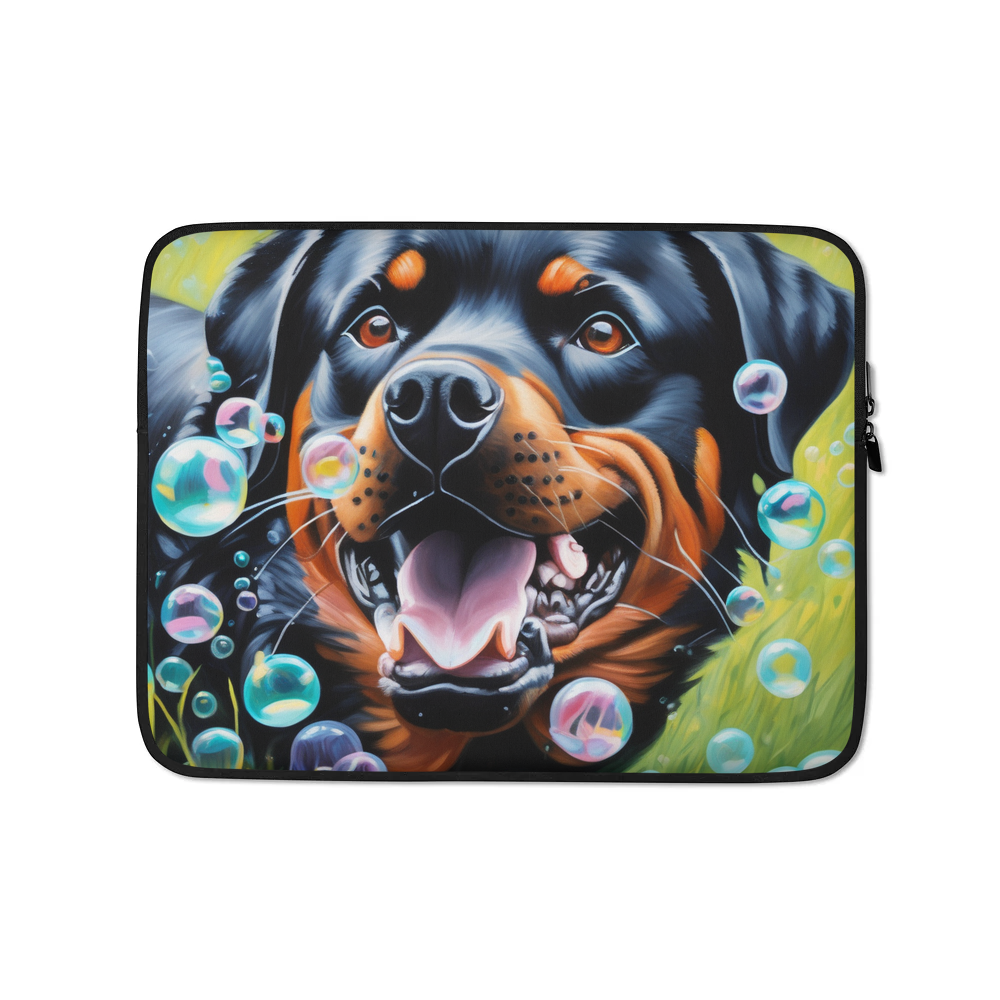 PugMug Custom Rottweiler Laptop Sleeve
