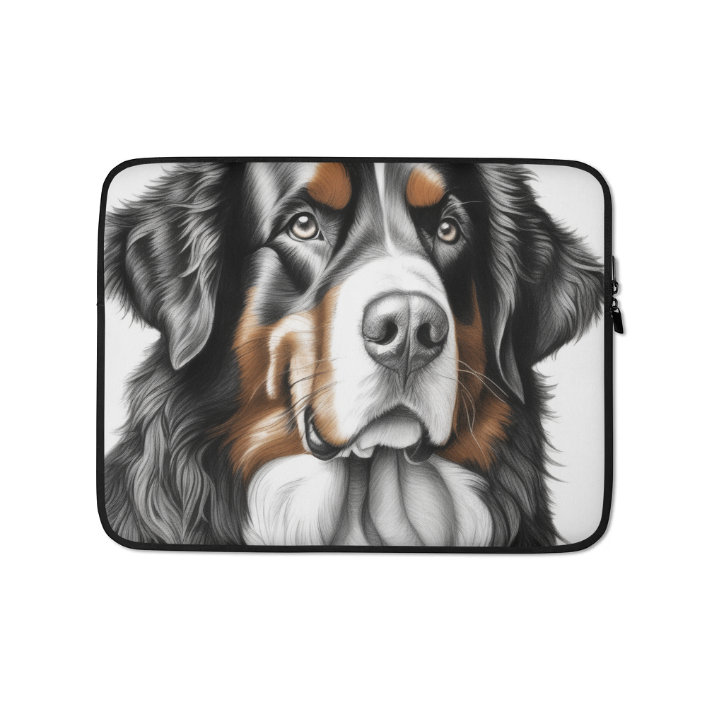 PugMug Custom Bernese Mountain Dog Laptop Sleeve