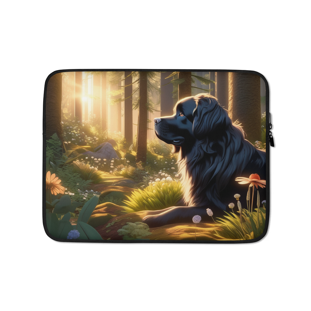 PugMug Custom Newfoundland Laptop Sleeve