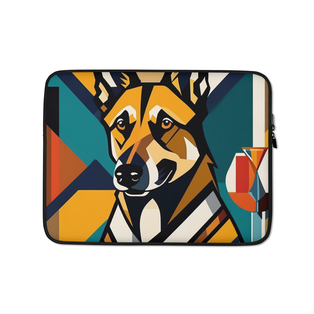 PugMug Custom German Shepherd Dog Laptop Sleeve