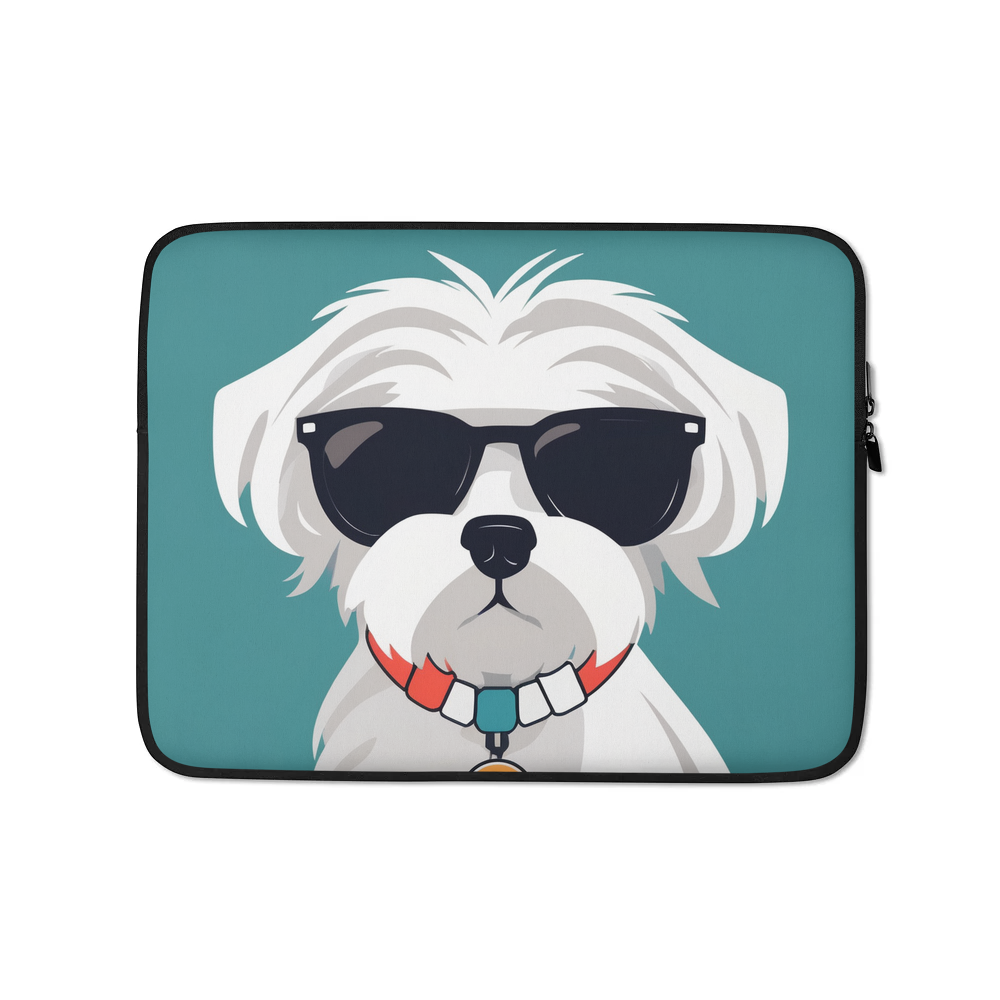 PugMug Custom Maltese Dog Laptop Sleeve