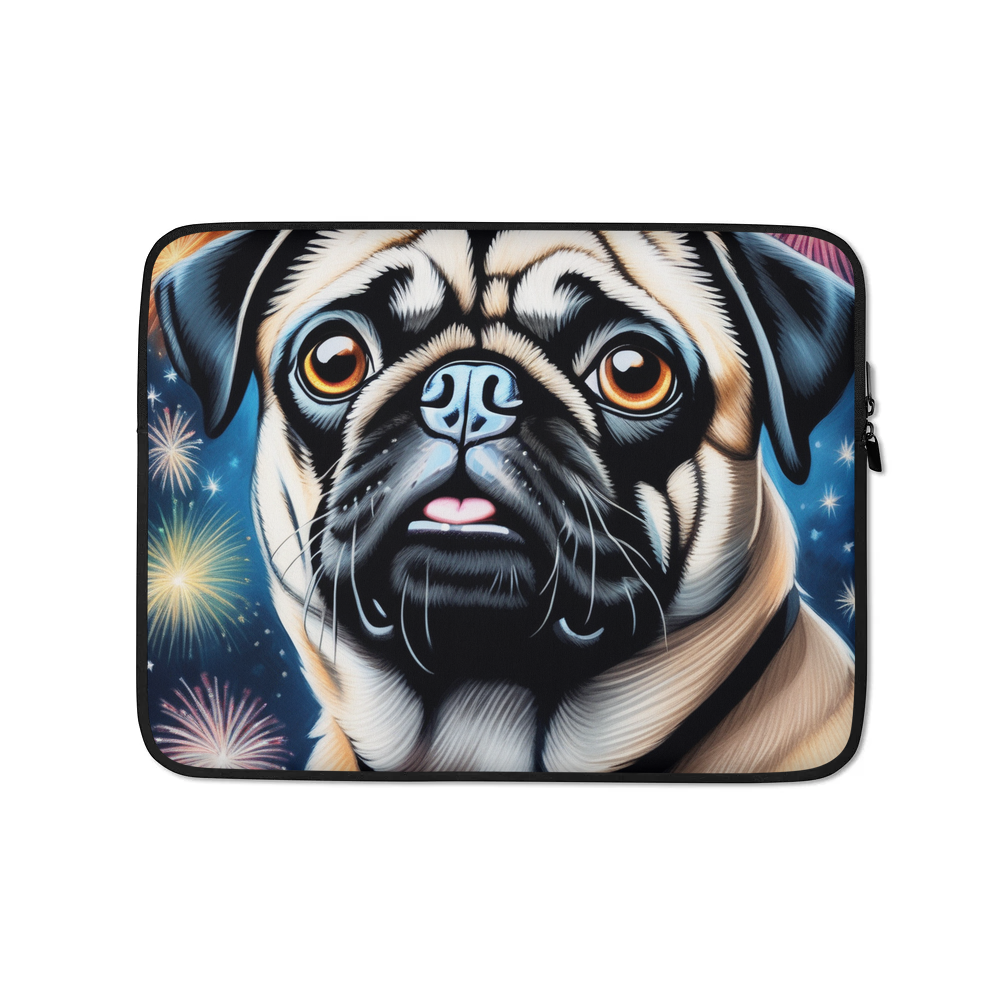 PugMug Custom Pug Laptop Sleeve