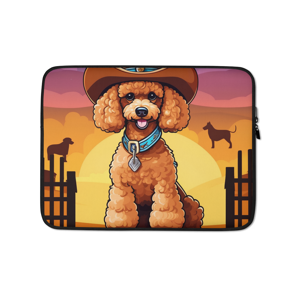 PugMug Custom Tan Poodle Laptop Sleeve