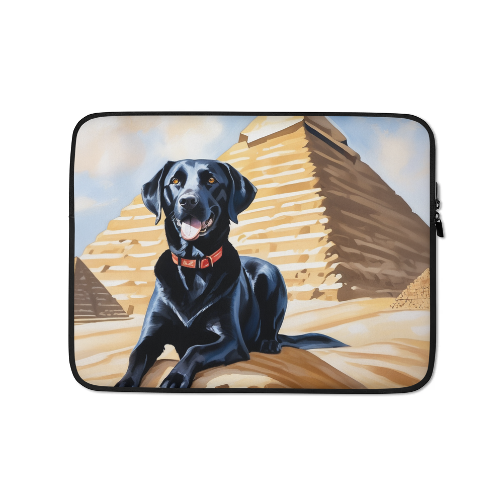 PugMug Custom Black Labrador Retriever Laptop Sleeve