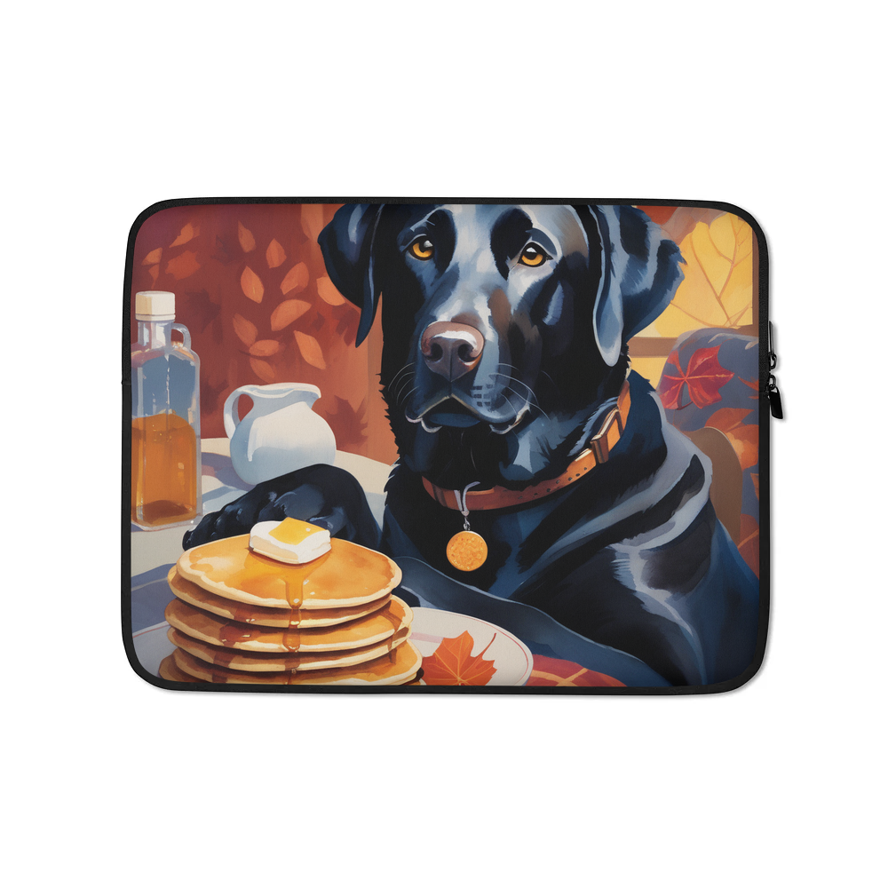 PugMug Custom Black Labrador Retriever Laptop Sleeve