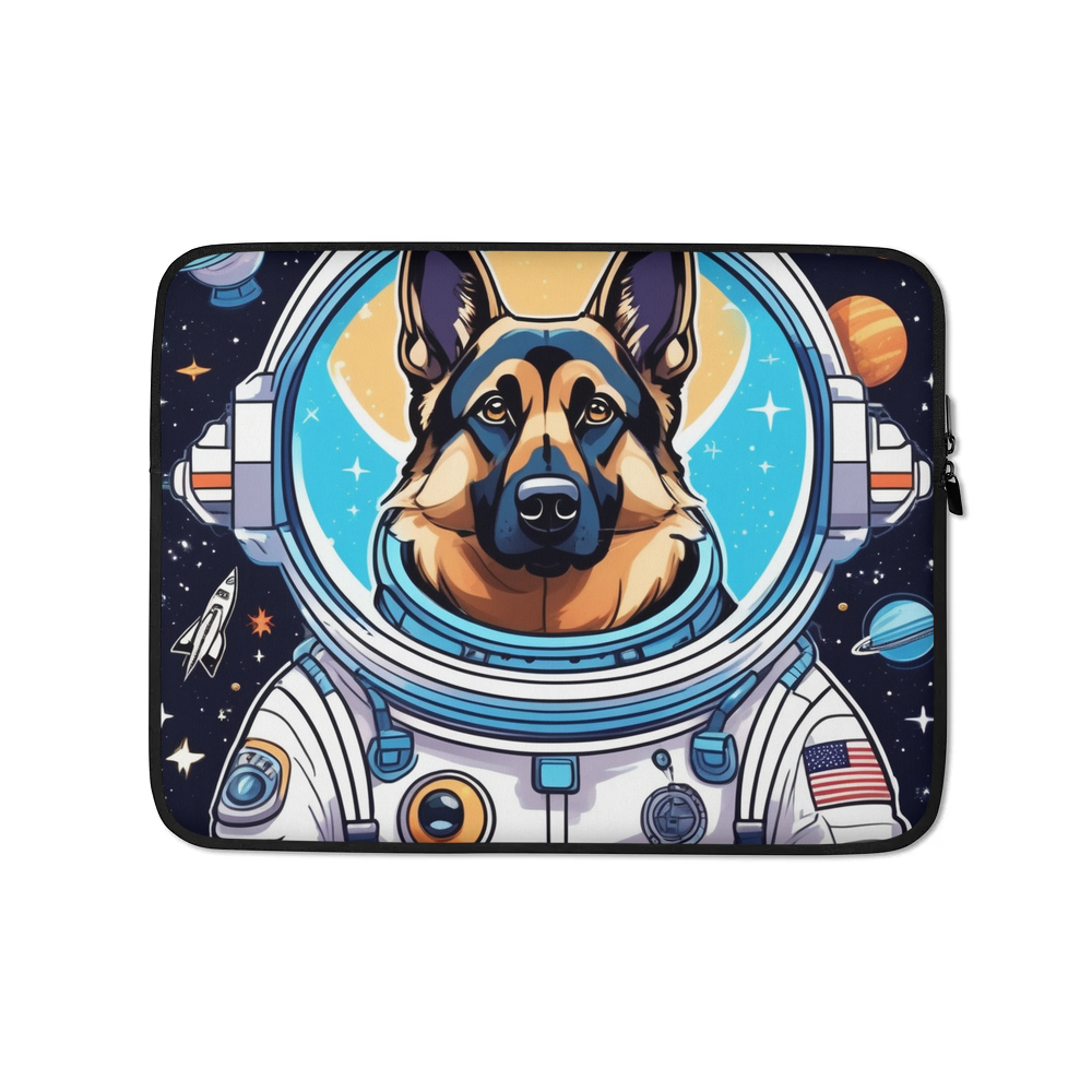 PugMug Custom German Shepherd Dog Laptop Sleeve