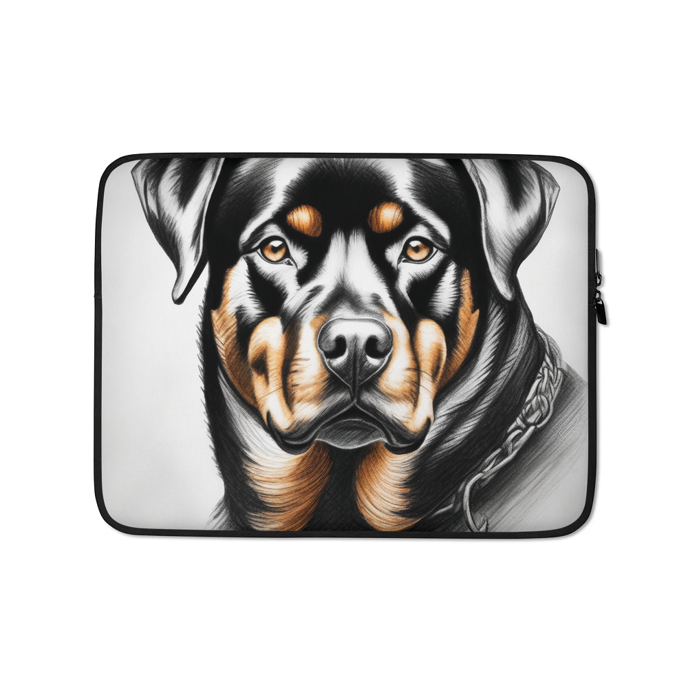 PugMug Custom Rottweiler Laptop Sleeve