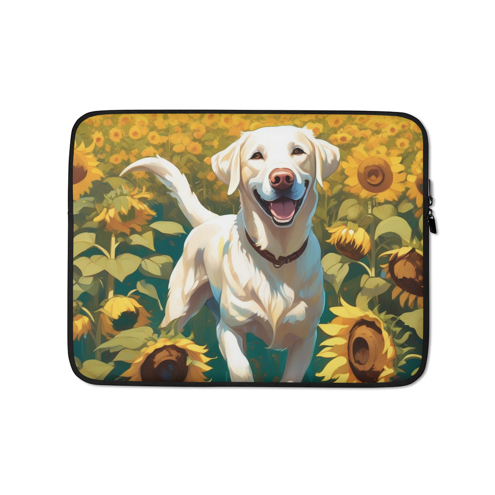 PugMug Custom White Labrador Retriever Laptop Sleeve