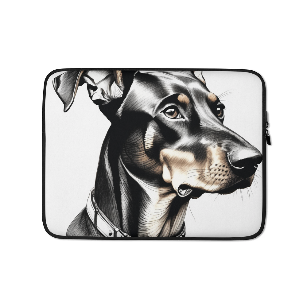 PugMug Custom Doberman Pinscher Laptop Sleeve