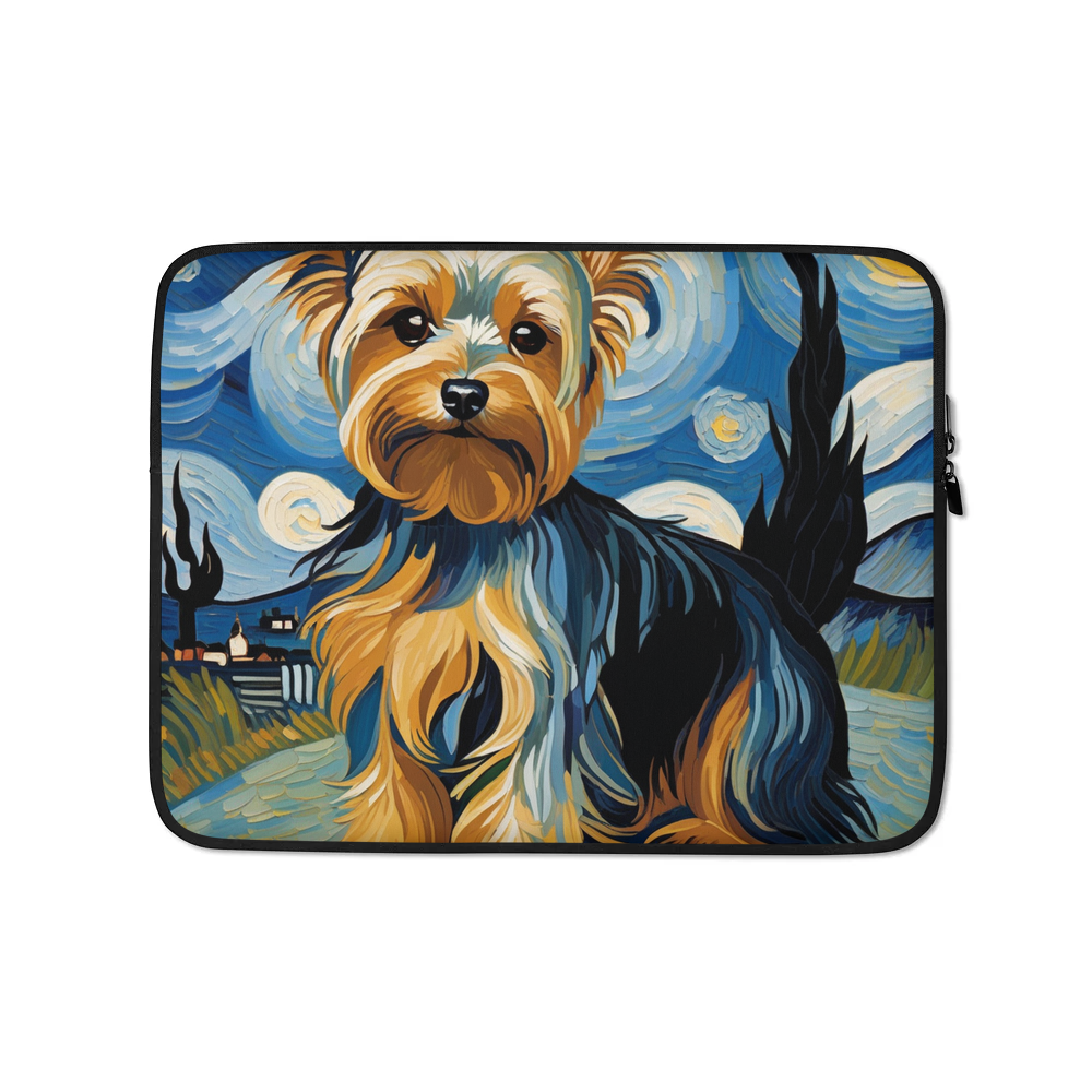 PugMug Custom Yorkshire Terrier Laptop Sleeve