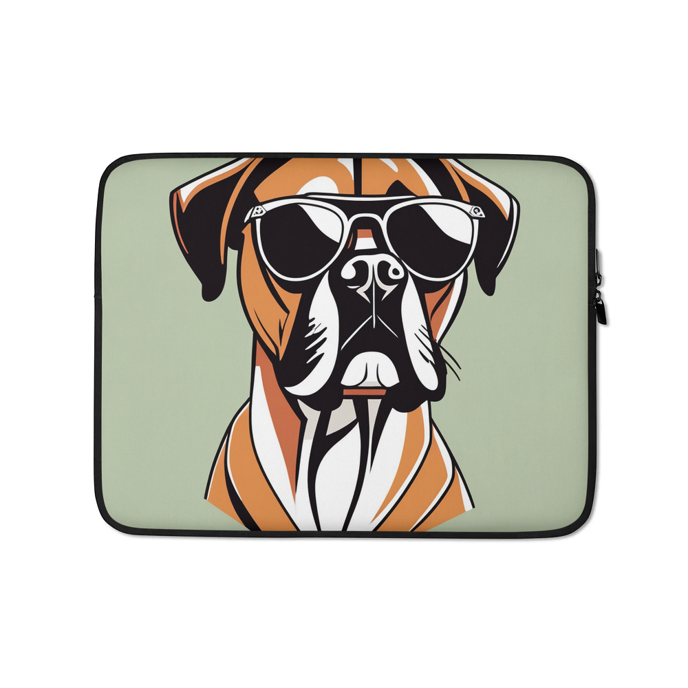 PugMug Custom Boxer Dog Laptop Sleeve