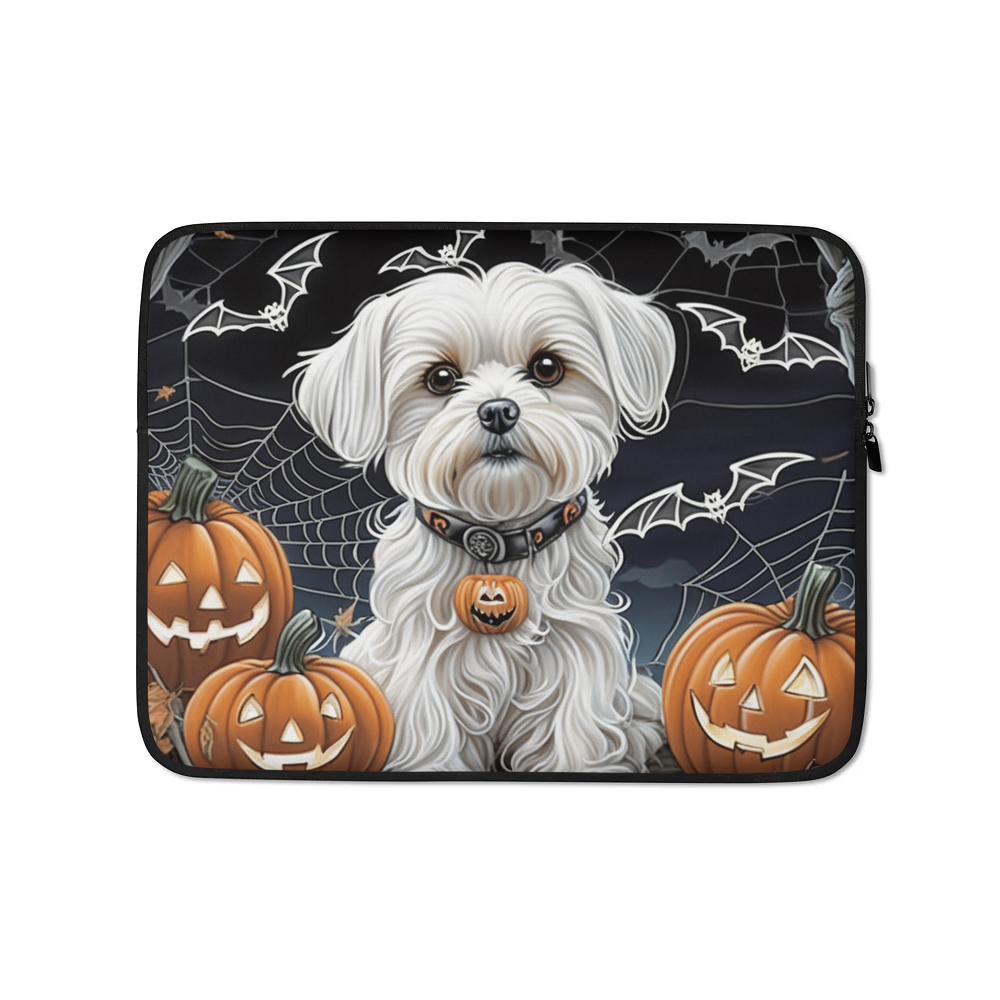 PugMug Custom Maltese Dog Laptop Sleeve
