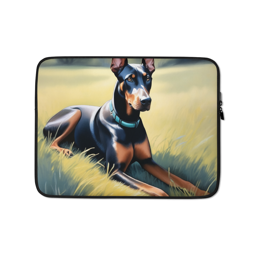 PugMug Custom Doberman Pinscher Laptop Sleeve