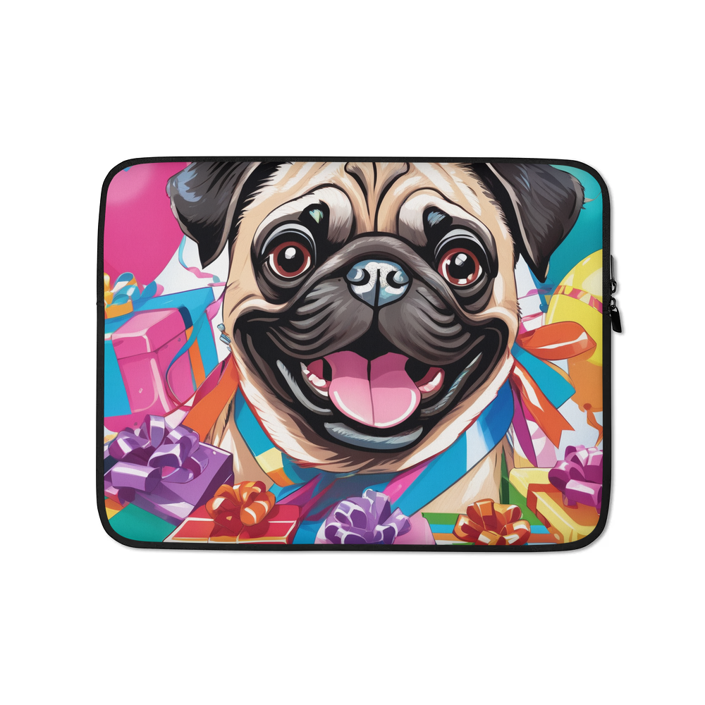 PugMug Custom Pug Laptop Sleeve