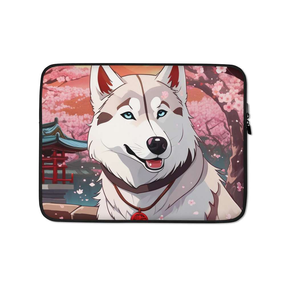 PugMug Custom Siberian Husky Laptop Sleeve