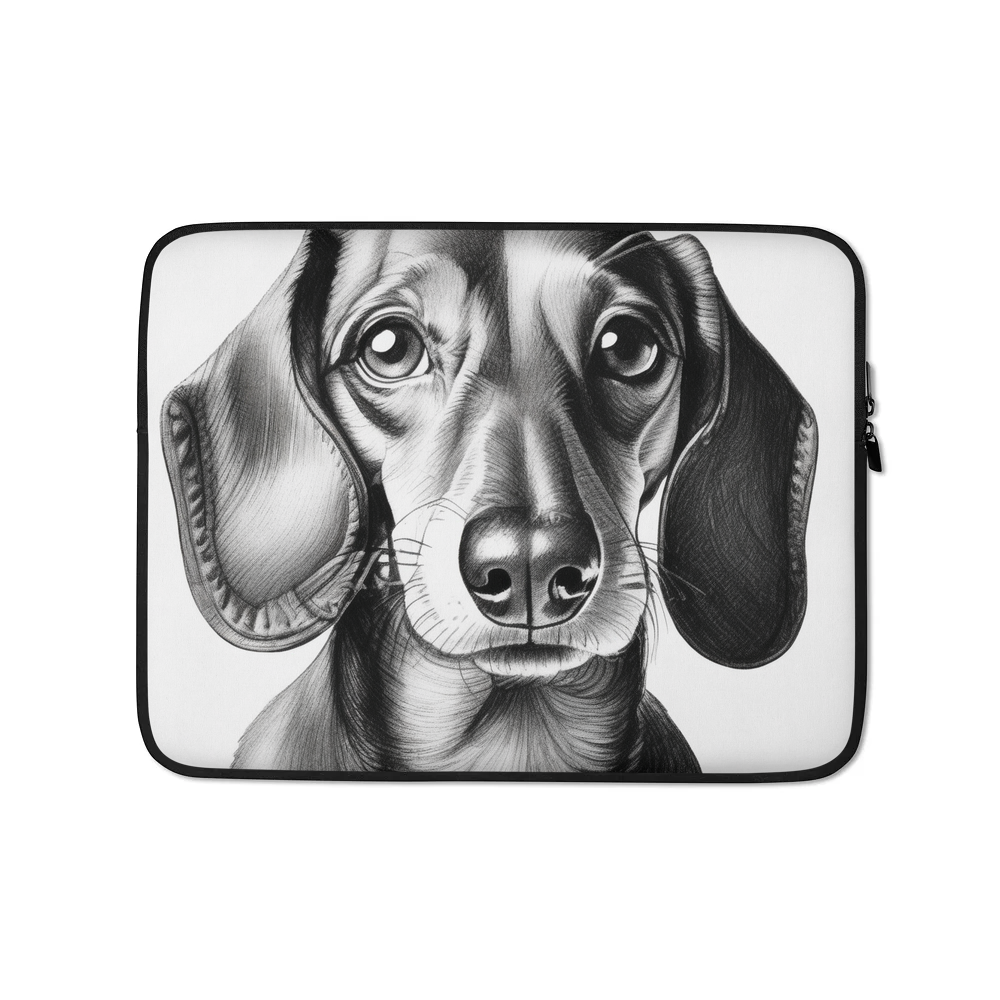 PugMug Custom Tan Dachshund Laptop Sleeve