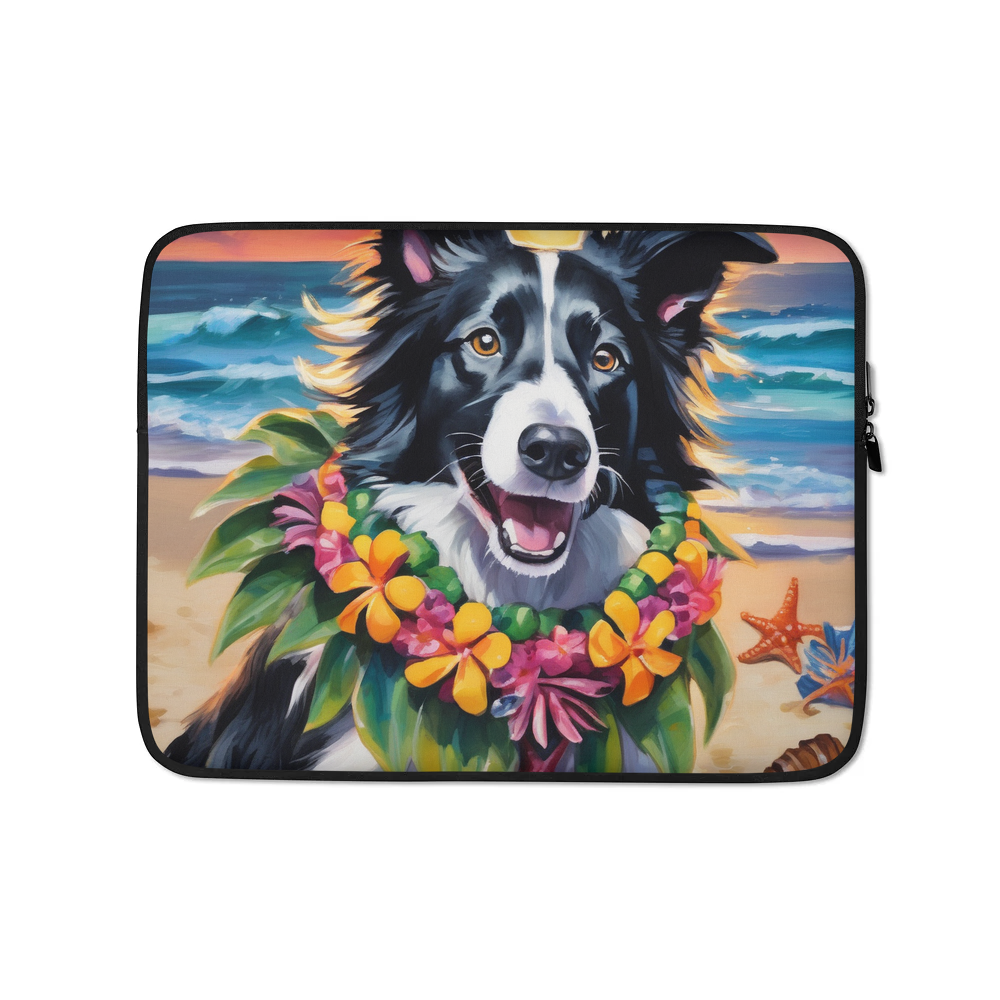 PugMug Custom Border Collie Laptop Sleeve