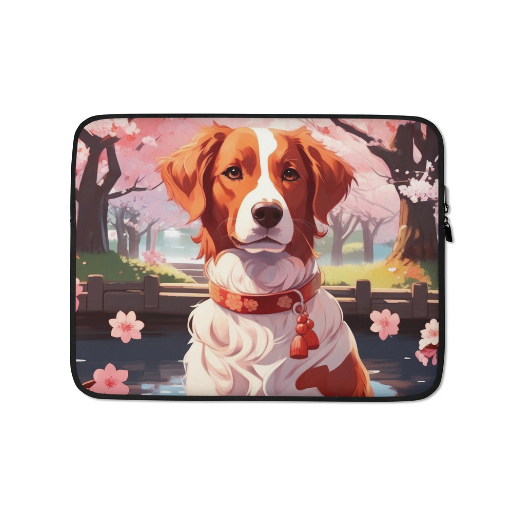PugMug Custom Brittany Dog Laptop Sleeve
