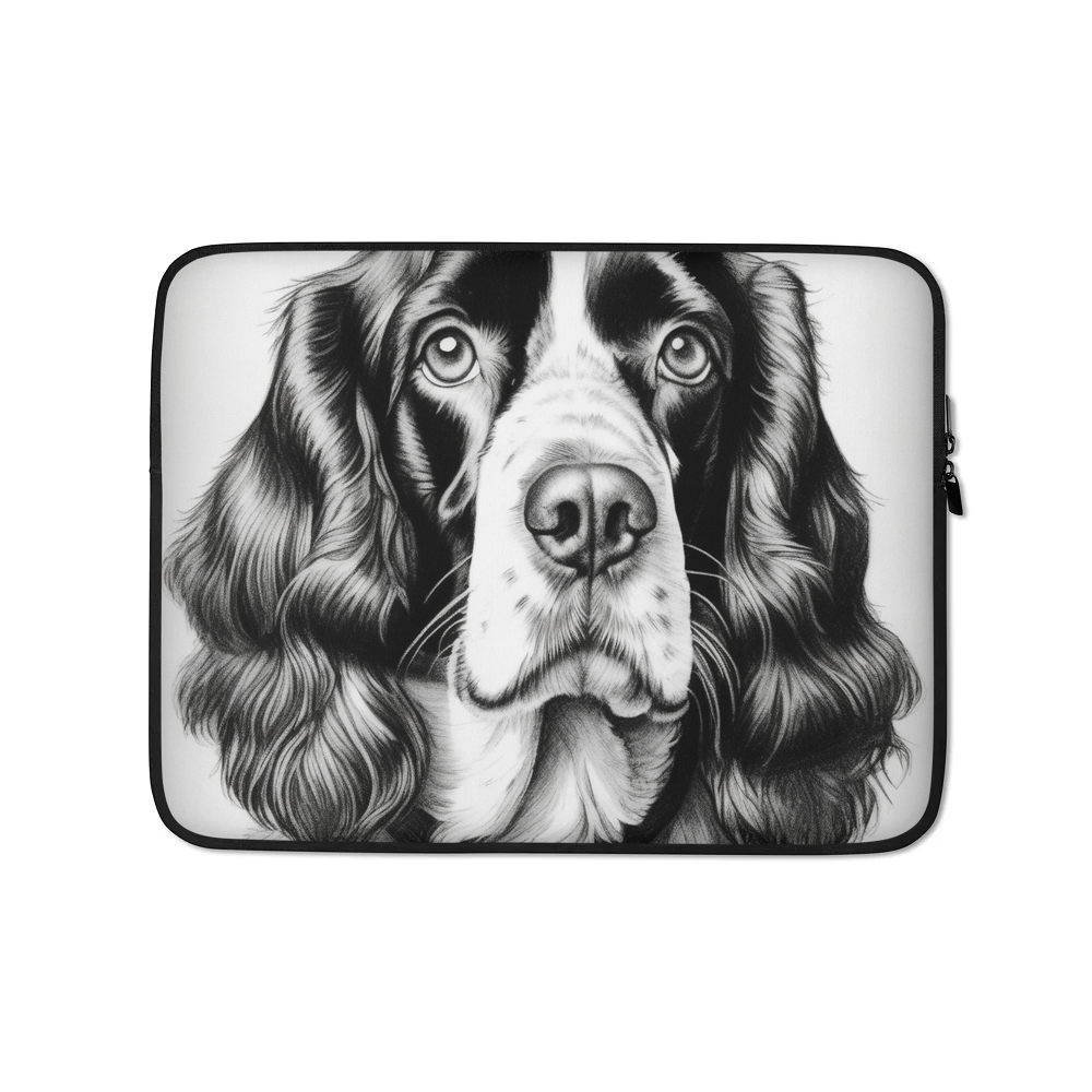 PugMug Custom English Springer Spaniel Laptop Sleeve