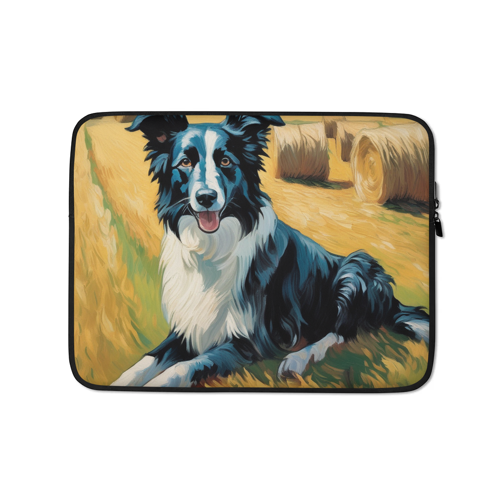 PugMug Custom Border Collie Laptop Sleeve