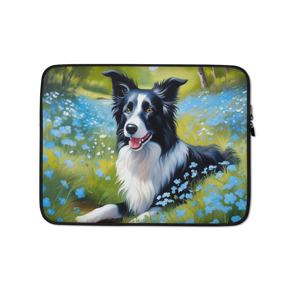 PugMug Custom Border Collie Laptop Sleeve