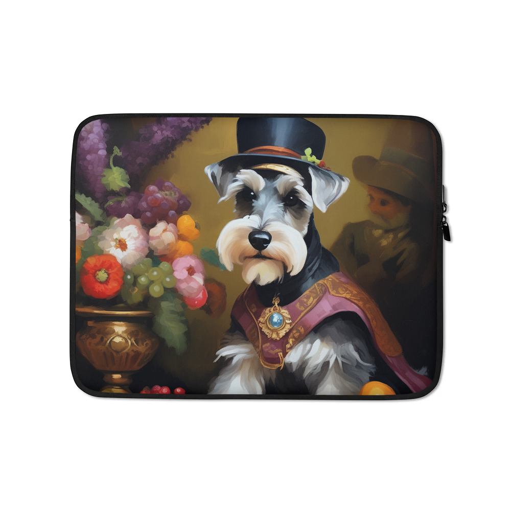 PugMug Custom Miniature Schnauzer Laptop Sleeve
